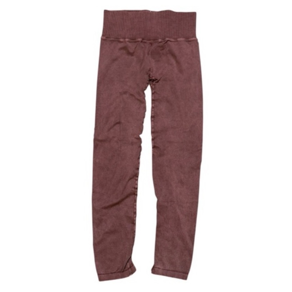 NWOT FP Movement Good Karma Leggings Size XL in Washed Brown - Picture 5 of 6